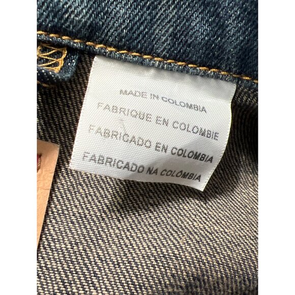 Levis Mens Denim Trucker Jacket Medium Classic - Picture 8 of 9